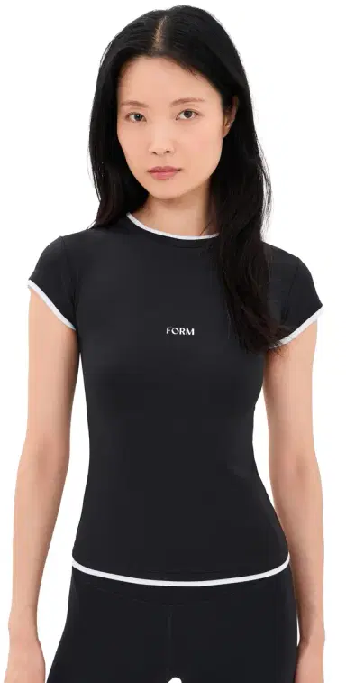 FORM Layered Tee Black/White | Thumbnail 1 FORM Layered Tee Black/White | Thumbnail 1