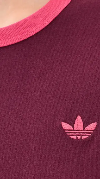 adidas 3 tripes Dress Maroon/Power Pink | Thumbnail 6 adidas 3 tripes Dress Maroon/Power Pink | Thumbnail 6