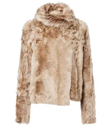 Yves Salomon Reversible shearling wrap jacket | Thumbnail 1 Yves Salomon Reversible shearling wrap jacket | Thumbnail 1