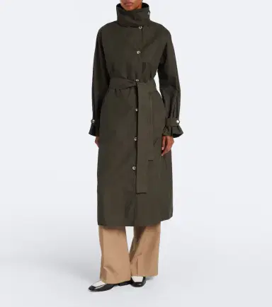 Proenza Schouler White Label Corey cotton-blend trench coat | Thumbnail 2 Proenza Schouler White Label Corey cotton-blend trench coat | Thumbnail 2