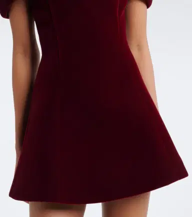 David Koma Off-shoulder velvet minidress | Thumbnail 2 David Koma Off-shoulder velvet minidress | Thumbnail 2