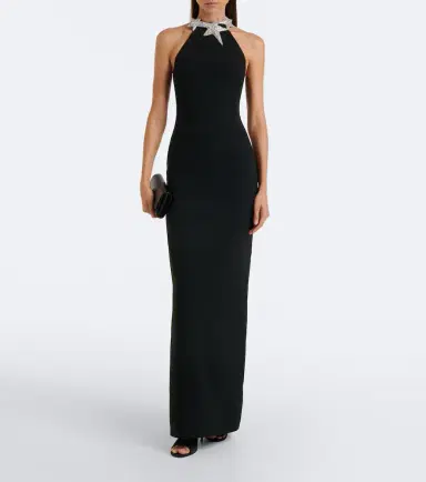 David Koma Embellished halterneck cady gown | Thumbnail 3 David Koma Embellished halterneck cady gown | Thumbnail 3