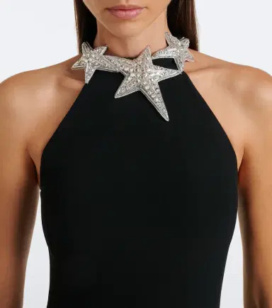 David Koma Embellished halterneck cady gown | Thumbnail 5 David Koma Embellished halterneck cady gown | Thumbnail 5