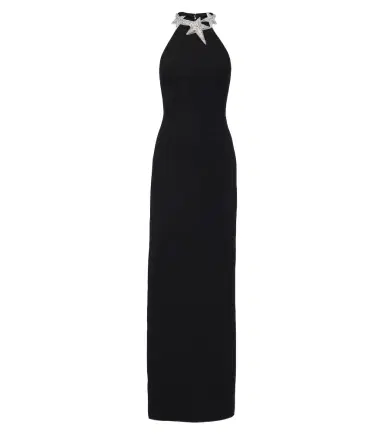 David Koma Embellished halterneck cady gown | Thumbnail 1 David Koma Embellished halterneck cady gown | Thumbnail 1