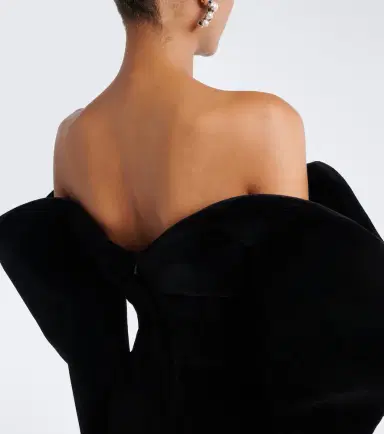 David Koma Off-shoulder velvet minidress | Thumbnail 5 David Koma Off-shoulder velvet minidress | Thumbnail 5