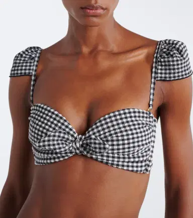 Montce Cabana gingham seersucker bikini top | Thumbnail 3 Montce Cabana gingham seersucker bikini top | Thumbnail 3