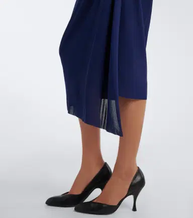 Erdem Draped jersey midi dress | Thumbnail 3 Erdem Draped jersey midi dress | Thumbnail 3