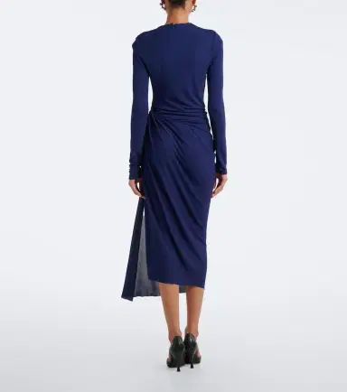 Erdem Draped jersey midi dress | Thumbnail 5 Erdem Draped jersey midi dress | Thumbnail 5