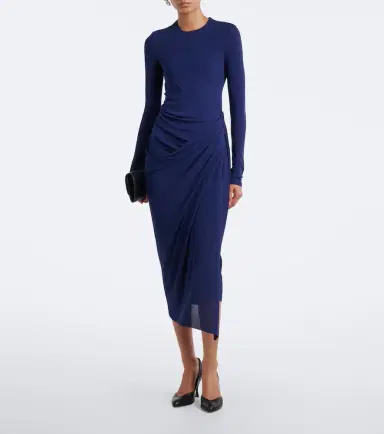 Erdem Draped jersey midi dress | Thumbnail 6 Erdem Draped jersey midi dress | Thumbnail 6