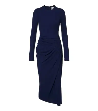 Erdem Draped jersey midi dress | Thumbnail 1 Erdem Draped jersey midi dress | Thumbnail 1