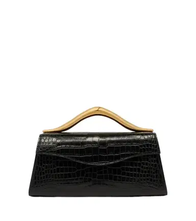 Elie Saab Petit Wave croc-effect leather top-handle bag | Thumbnail 1 Elie Saab Petit Wave croc-effect leather top-handle bag | Thumbnail 1