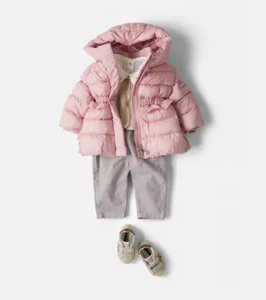 MONNALISA Baby quilted down jacket | Thumbnail 4 MONNALISA Baby quilted down jacket | Thumbnail 4