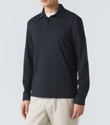 AGNONA Cotton and silk polo shirt | Thumbnail 5 AGNONA Cotton and silk polo shirt | Thumbnail 5
