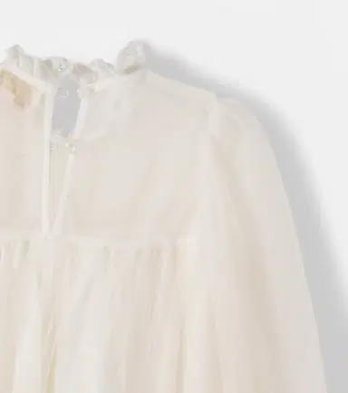 Petite Amalie Ruffled lace-trimmed tulle dress | Thumbnail 3 Petite Amalie Ruffled lace-trimmed tulle dress | Thumbnail 3
