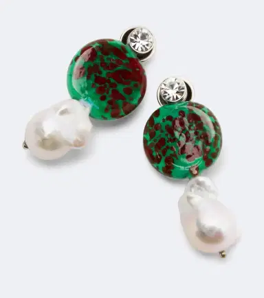 Dries Van Noten Embellished drop earrings | Thumbnail 2 Dries Van Noten Embellished drop earrings | Thumbnail 2