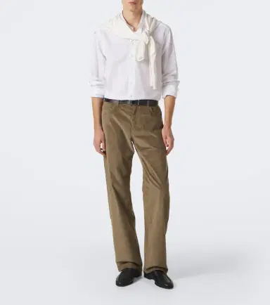 Etro Cotton corduroy straight pants | Thumbnail 4 Etro Cotton corduroy straight pants | Thumbnail 4
