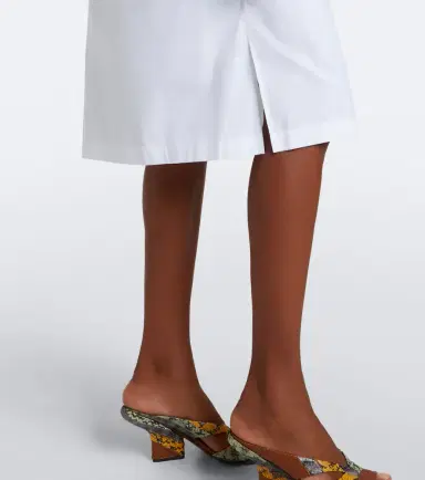 Dries Van Noten Embroidered cotton poplin midi dress | Thumbnail 3 Dries Van Noten Embroidered cotton poplin midi dress | Thumbnail 3