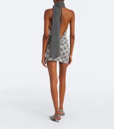 Aya Muse Axis wool-blend minidress | Thumbnail 3 Aya Muse Axis wool-blend minidress | Thumbnail 3