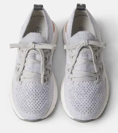 BRUNELLO CUCINELLI KIDS Suede-trimmed sneakers | Thumbnail 6 BRUNELLO CUCINELLI KIDS Suede-trimmed sneakers | Thumbnail 6
