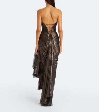 Maria Lucia Hohan Heidi metallic silk corset gown | Thumbnail 5 Maria Lucia Hohan Heidi metallic silk corset gown | Thumbnail 5