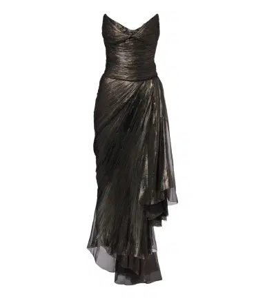 Maria Lucia Hohan Heidi metallic silk corset gown | Thumbnail 1 Maria Lucia Hohan Heidi metallic silk corset gown | Thumbnail 1