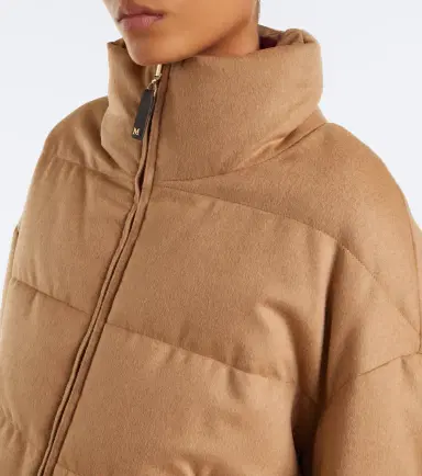 Max Mara Reversible camel hair down jacket | Thumbnail 6 Max Mara Reversible camel hair down jacket | Thumbnail 6