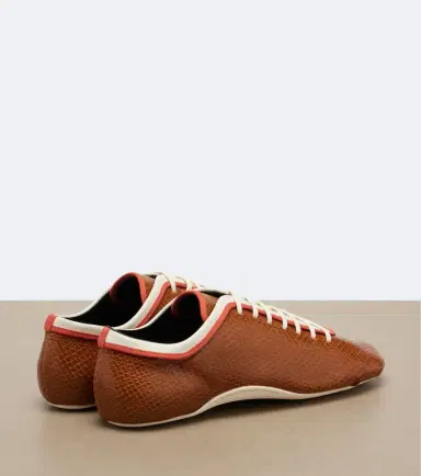 Dries Van Noten Snake-effect leather sneakers | Thumbnail 4 Dries Van Noten Snake-effect leather sneakers | Thumbnail 4
