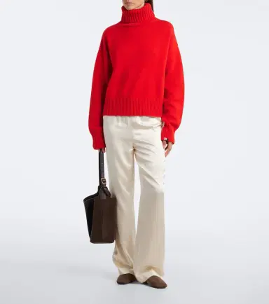 Extreme Cashmere N°434 Crop Xtra cashmere turtleneck sweater | Thumbnail 3 Extreme Cashmere N°434 Crop Xtra cashmere turtleneck sweater | Thumbnail 3