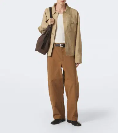 Lemaire Cotton twill barrel-leg pants | Thumbnail 3 Lemaire Cotton twill barrel-leg pants | Thumbnail 3