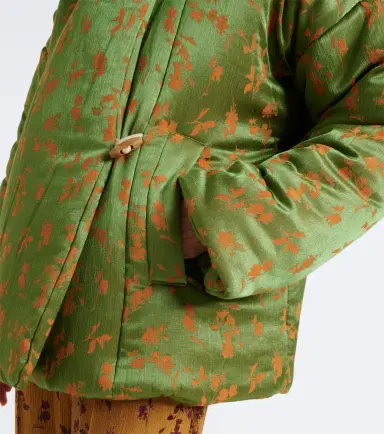 Dries Van Noten Floral jacquard puffer jacket | Thumbnail 3 Dries Van Noten Floral jacquard puffer jacket | Thumbnail 3
