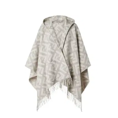 Fendi Poncho with hood and maxi pockets on the front | Thumbnail 1 Fendi Poncho with hood and maxi pockets on the front | Thumbnail 1