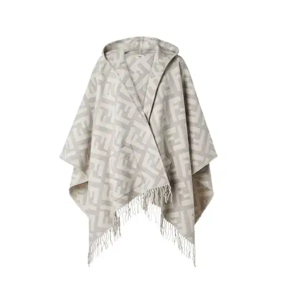 Poncho with hood and maxi pockets on the front Poncho with hood and maxi pockets on the front