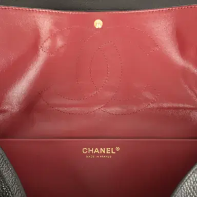 Chanel Chanel Maxi "Souplissimo" Small Flap Bag Black Grained Calfskin Gold Hardware | Thumbnail 13 Chanel Chanel Maxi "Souplissimo" Small Flap Bag Black Grained Calfskin Gold Hardware | Thumbnail 13