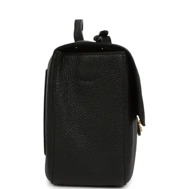 Chanel Chanel Maxi "Souplissimo" Small Flap Bag Black Grained Calfskin Gold Hardware | Thumbnail 3 Chanel Chanel Maxi "Souplissimo" Small Flap Bag Black Grained Calfskin Gold Hardware | Thumbnail 3