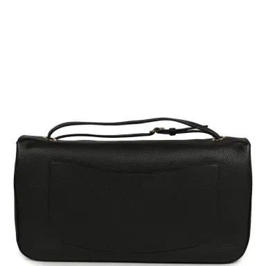 Chanel Chanel Maxi "Souplissimo" Small Flap Bag Black Grained Calfskin Gold Hardware | Thumbnail 4 Chanel Chanel Maxi "Souplissimo" Small Flap Bag Black Grained Calfskin Gold Hardware | Thumbnail 4
