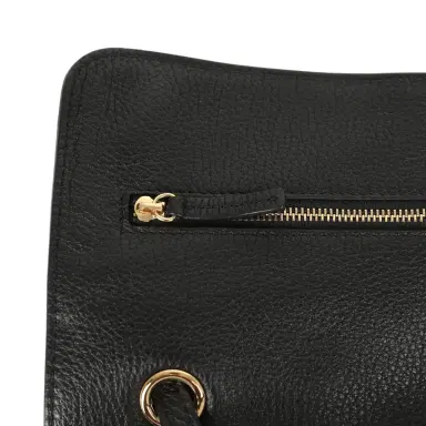 Chanel Chanel Maxi "Souplissimo" Small Flap Bag Black Grained Calfskin Gold Hardware | Thumbnail 9 Chanel Chanel Maxi "Souplissimo" Small Flap Bag Black Grained Calfskin Gold Hardware | Thumbnail 9