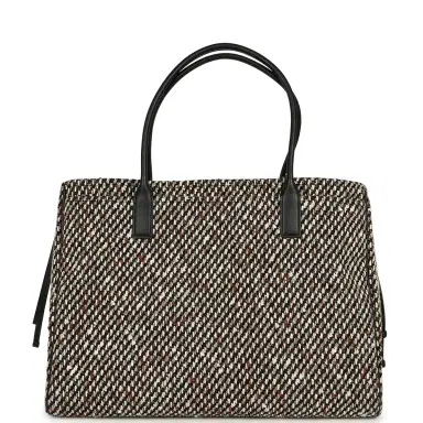 Chanel Chanel XXL "Urban Essential" Shopping Tote Black Calfskin and Multi Tweed Gold Hardware | Thumbnail 4 Chanel Chanel XXL "Urban Essential" Shopping Tote Black Calfskin and Multi Tweed Gold Hardware | Thumbnail 4