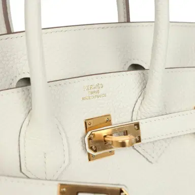 HERMÈS Hermes Birkin 25 Mushroom Togo Gold Hardware | Thumbnail 7 HERMÈS Hermes Birkin 25 Mushroom Togo Gold Hardware | Thumbnail 7