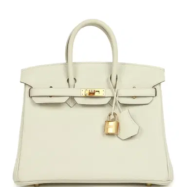 HERMÈS Hermes Birkin 25 Mushroom Togo Gold Hardware | Thumbnail 1 HERMÈS Hermes Birkin 25 Mushroom Togo Gold Hardware | Thumbnail 1