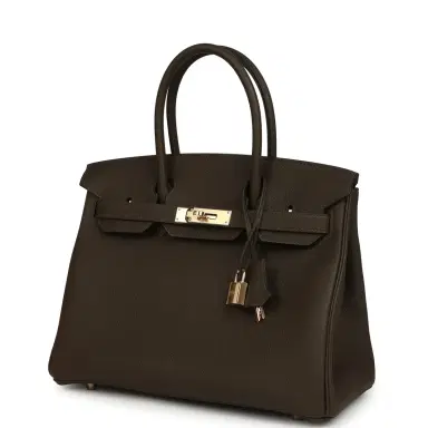 HERMÈS Hermes Birkin 30 Vert Loden Togo Permabrass Hardware | Thumbnail 5 HERMÈS Hermes Birkin 30 Vert Loden Togo Permabrass Hardware | Thumbnail 5