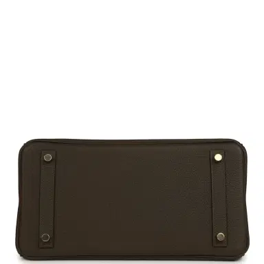 HERMÈS Hermes Birkin 30 Vert Loden Togo Permabrass Hardware | Thumbnail 6 HERMÈS Hermes Birkin 30 Vert Loden Togo Permabrass Hardware | Thumbnail 6