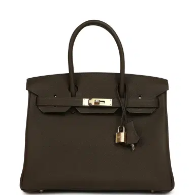 HERMÈS Hermes Birkin 30 Vert Loden Togo Permabrass Hardware | Thumbnail 1 HERMÈS Hermes Birkin 30 Vert Loden Togo Permabrass Hardware | Thumbnail 1