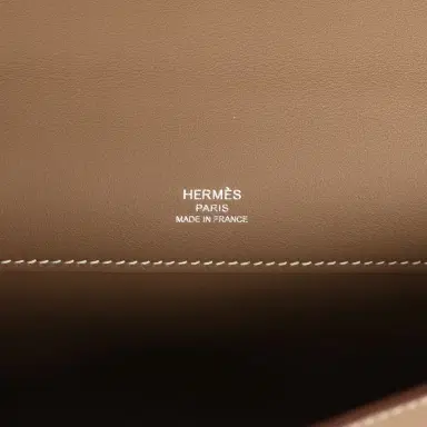 HERMÈS Hermes Kelly Cut Etoupe Swift Palladium Hardware | Thumbnail 7 HERMÈS Hermes Kelly Cut Etoupe Swift Palladium Hardware | Thumbnail 7