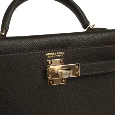 HERMÈS Hermes Kelly Sellier 20 Bai-Brun Epsom Permabrass Hardware | Thumbnail 7 HERMÈS Hermes Kelly Sellier 20 Bai-Brun Epsom Permabrass Hardware | Thumbnail 7
