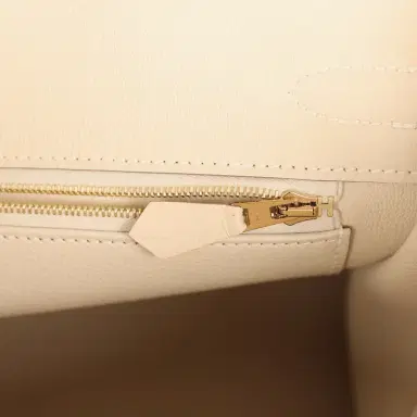 HERMÈS Pre-owned Hermes Birkin 30 Craie Epsom Gold Hardware | Thumbnail 9 HERMÈS Pre-owned Hermes Birkin 30 Craie Epsom Gold Hardware | Thumbnail 9