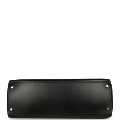 HERMÈS Vintage Hermes Kelly Retourne 40 Black Box Gold Hardware | Thumbnail 6 HERMÈS Vintage Hermes Kelly Retourne 40 Black Box Gold Hardware | Thumbnail 6