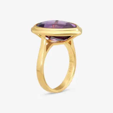 GOSHWARA Goshwara G-One 18K Yellow Gold Amethyst Ring Sz. 7 by The Solist | Thumbnail 2 GOSHWARA Goshwara G-One 18K Yellow Gold Amethyst Ring Sz. 7 by The Solist | Thumbnail 2