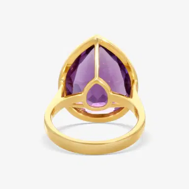 GOSHWARA Goshwara G-One 18K Yellow Gold Amethyst Ring Sz. 7 by The Solist | Thumbnail 3 GOSHWARA Goshwara G-One 18K Yellow Gold Amethyst Ring Sz. 7 by The Solist | Thumbnail 3