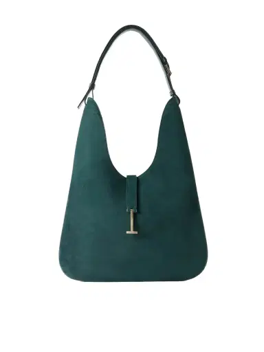 Tom Ford T-embellished Medium Suede Shoulder Bag | Thumbnail 1 Tom Ford T-embellished Medium Suede Shoulder Bag | Thumbnail 1