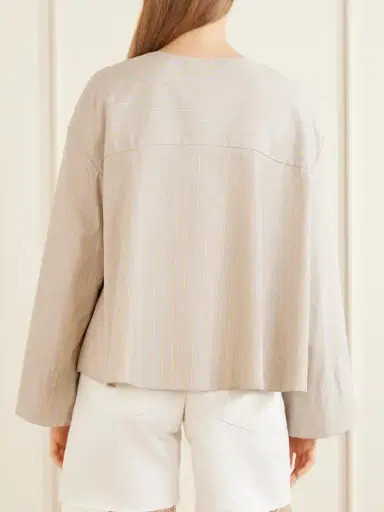 Kallmeyer Marguerite Striped Cotton-poplin Blouse | Thumbnail 4 Kallmeyer Marguerite Striped Cotton-poplin Blouse | Thumbnail 4